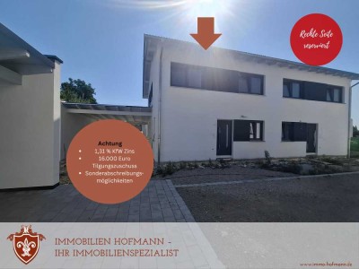 Exklusive Doppelhaushälfte- KfW 40 NH/QNG + 16.000 € Fördervorteil