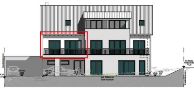 Lichtdurchflutet & stilvoll: 2-Zimmer-Wohnung im Obergeschoss mit sonniger Terrasse!