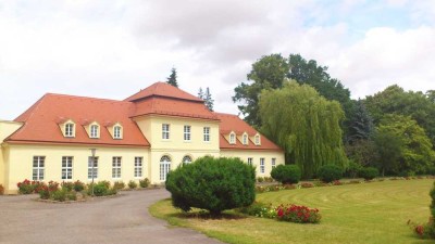 Wohnen wie im Märchen - Schloß Nischwitz bei Wurzen, 3 RW mit Terrasse und Stellplatz