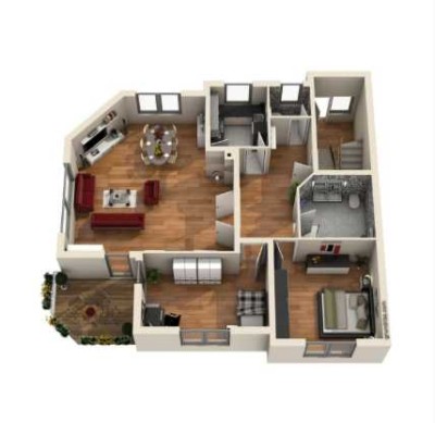 Moderne 3,5-Zimmer Wohnung mit Garten in Schwalbach am Taunus