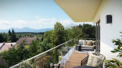 Am Hödlwald: Neubau Terrassen-Wohnung mit Aussicht