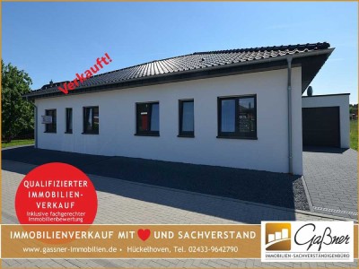 Neubau Bungalow-Doppelhaushälfte mit Garage in Waldfeucht