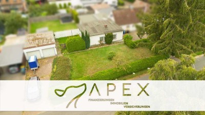 Flachdachbungalow mit Altbausubstanz & Option auf Baugrundstück für Einfamilienhaus oder Doppelhaus