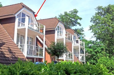Gut vermietete Ferienwohnung - nur 350 m bis zum Strand