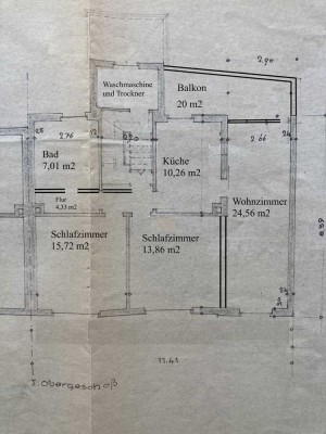 Schöne 3-Zimmer-Etagenwohnung mit gehobener Innenausstattung in Frankfurt-Zeilsheim