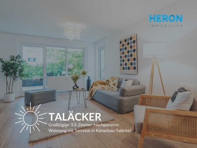 TALÄCKER - Großzügige 3,5-Zimmer-Hochparterrewohnung mit Terrasse in Künzelsau-Taläcker