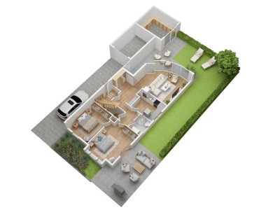 Gut gelegene, helle 3 Zimmer Wohnung im Erdgeschoss mit Garten  Nutzung