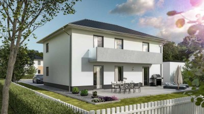 Hier werden Wohnträume wahr. Zwei Familien unter einem Dach in ruhiger Lage.