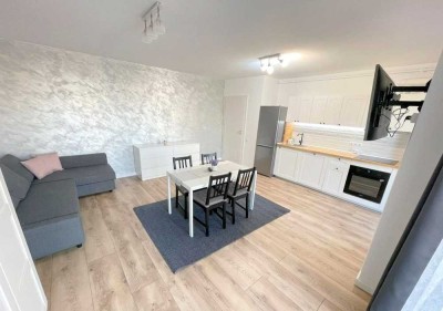 Freundliche und gepflegte 1,5-Zimmer-Wohnung mit Balkon und Einbauküche in Cornberg