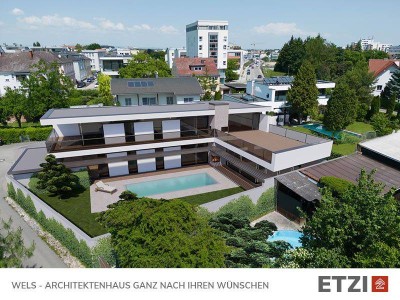 ***WELS, Wiesenstrasse – LUXUS ARCHITEKTENHAUS – JETZT DESIGNEN***