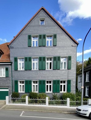 Helle 3-Zimmer-DG-Wohnung in komplett saniertem historischen Fachwerkhaus mit moderner Ausstattung