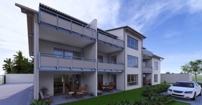 Klimafreundlicher Neubau - 3-Zimmer-Wohnung mit Balkon