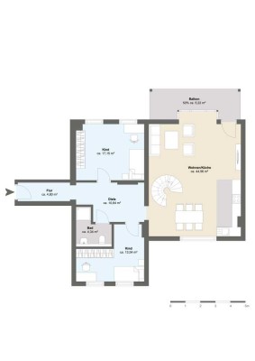 außergewöhnliche 4-Zimmer Maisonettewohnung in der Jülicher Innenstadt