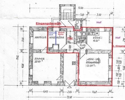 1-Zimmer-EG-Wohnung am Rande der Altstadt in Michelstadt