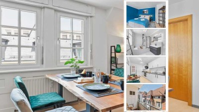 2,5 Zi, 90m2 | Nähe Bhf | gehoben möbliert | Balkon | Internet
