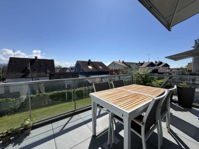 Lichtdurchflutete 3-Zimmer-Wohnung mit Bergblick in ruhiger Lage