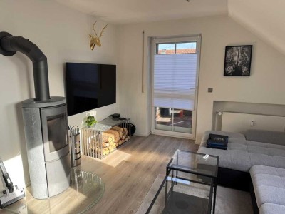 5-Zimmer Maisonette-Wohnung mit Kamin, Garten und Garage in Untermeitingen - sofort bezugsfertig!