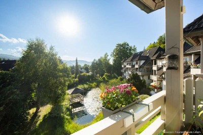 Helle Maisonettewohnung am Rössleberg mit TG-Stellplatz I Weitblick über Naturteich
