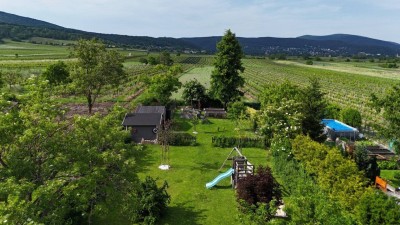 Inmitten der Sooßer Weingärten - Zweifamilienhaus mit Traumgarten!