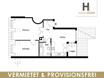 Hoch hinaus - Dachgeschosswohnung - Provisionsfrei
