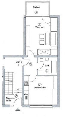 Charmante Sanierte Wohnung im Wunderschönen Ladenburg mit Balkon & Stellplatz