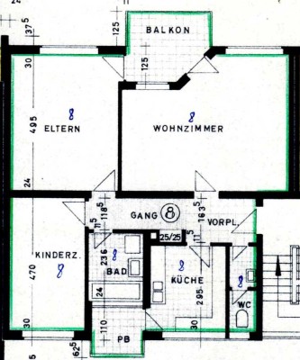 Wohnen mit Weitblick – kernsanierte 3-Zimmer-Wohnung mit 2 Balkonen, Garage & Einbauküche