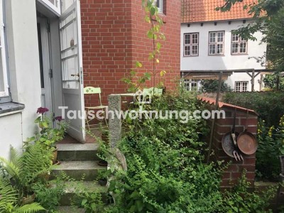 Tauschwohnung: Charmante Altbauwohnung mit Hofgarten