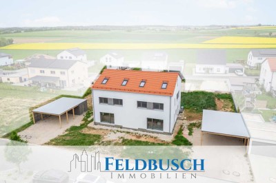 Wo Zukunft ein Zuhause hat: Neubau-Doppelhaushälfte mit KfW 40 Standard im schönen Deining