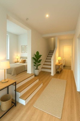 Stilvolle Gartenwohnung im Dycker Weinhaus – modern, naturnah und charmant