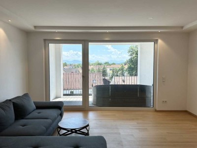 Ab sofort bezugsfertig: 2-Zimmer Etagenwohnung mit Bergblick