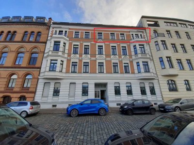 Schöne 3-Raum-Wohnung mit kleinem Balkon+Elbblick und Fahrstuhl auf dem Werder