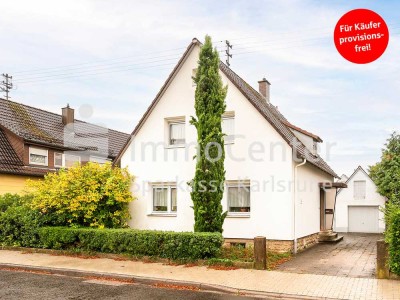 Einfamilienhaus in Karlsruhe-Grünwinkel mit großem Grundstück und viel Potenzial