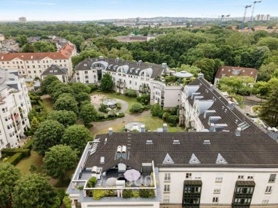 LUXUS-PENTHOUSE à la Roma – Urbaner Wohntraum mit Dolce-Vita-Flair an den Kupferbergterrassen
