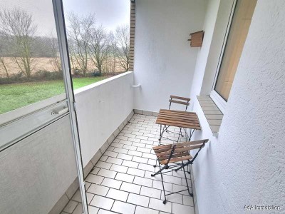 Ruhig & Blick ins Grüne Bückerfeldstr.10 nahe Kempener-Allee! Teilmöbliertes Singel-1Raum Apartment