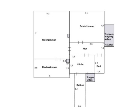 Helle 3-Zimmer-Wohnung in Nortorf