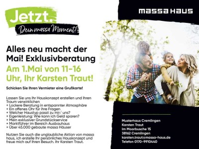 Alles neu macht der Mai. Exklusivberatung mit Karsten Traut, am 1.Mai von 11-16 Uhr