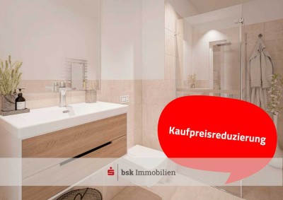 Erstbezug: moderne Wohnung mit 3 Zimmern und Außenstellplatz