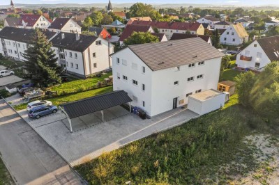 Erstbezug 3,5-Zimmer Wohnung inkl. EBK und 2 Stellplätzen - 5 Minuten nach Nördlingen