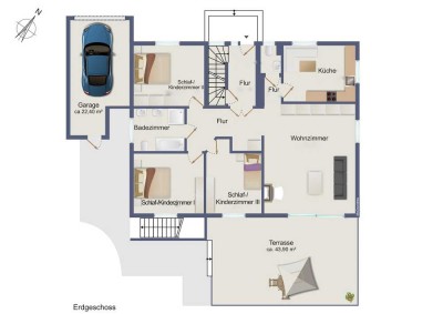 Frisch modernisiert - Gartenwohnung in Sackgassenlage, zentral in Adendorf - perfekt für jedes Alter