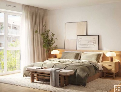 Barrierefreies Wohnen mit Garten: Großzügige 2-Zimmer-Wohnung im EG mit Terrasse