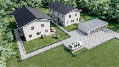 Weilheim: Neubau-Doppelhaushälfte in Ortsrandlage (Haus 1)