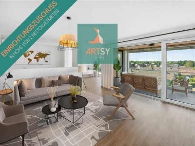 Wohnen mit Qualität: lichtdurchflutete 2-Zimmer-Wohnung am Stadtwald