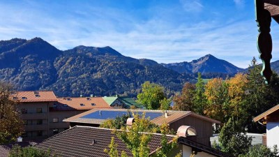 Wohnen über den Dächern von Tegernsee mit schönem Blick in die Berge