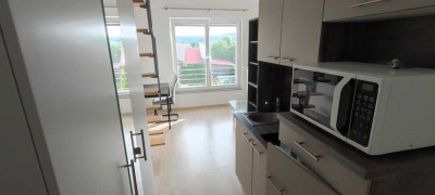 #2.09# Schöne vollmöblierte Galeriewohnung mit EBK. Ab sofort.
