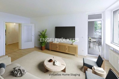 Gute Gelegenheit!!  Kernsanierte 3-Zimmer-Wohnung mit zwei Balkonen