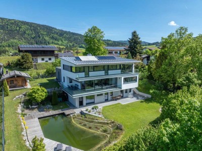 Exklusives Familiendomizil im Chiemgau mit Almhütte und Schwimmteich