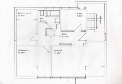 2,5-Zimmer-Wohnung in einem 2-Fam.-Haus für 1 bis max. 2 Personen!!!