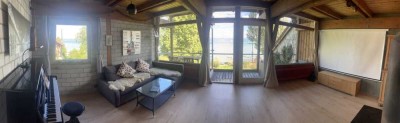 Auf Zeit: Einfamilienhaus, direkt am See, großer Garten (Januar - August)