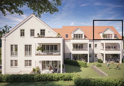 Neubau Erstbezug: ansprechende 3-Zimmer-Wohnung mit Balkon in Dillingen