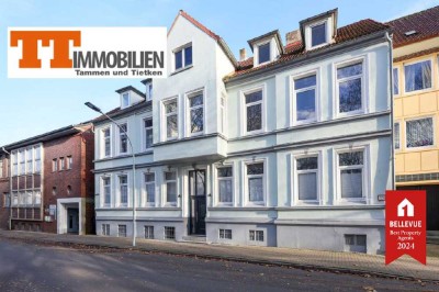 TT bietet an: Neu renovierte 4-Zimmer-Wohnung im 1. OG mit Balkon im Stadtteil Heppens in Wilh